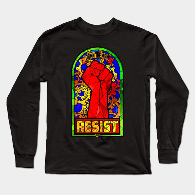 Resist Long Sleeve T-Shirt by Harley Warren